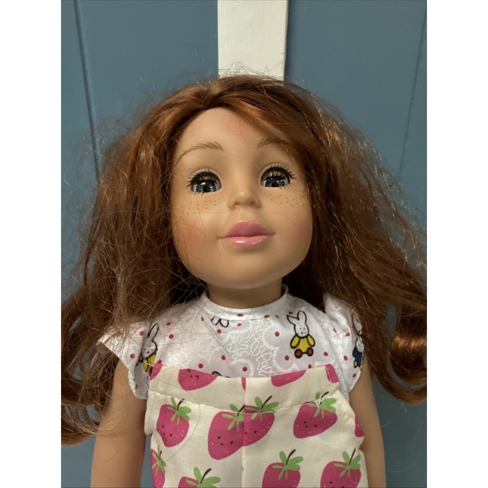 Adora 18" Doll Red Hair Freckles  Amazing Girls Friends A1804 W/‎ Strawberry Fit